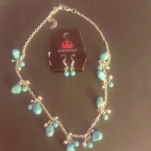 Necklace with matching earrings